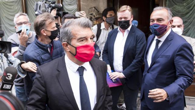 拉波尔塔和科曼公开吃饭几个意思？阿圭罗还在接近